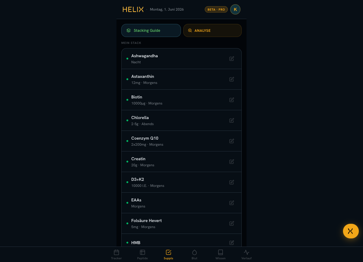 HELIX Supplement-Stack